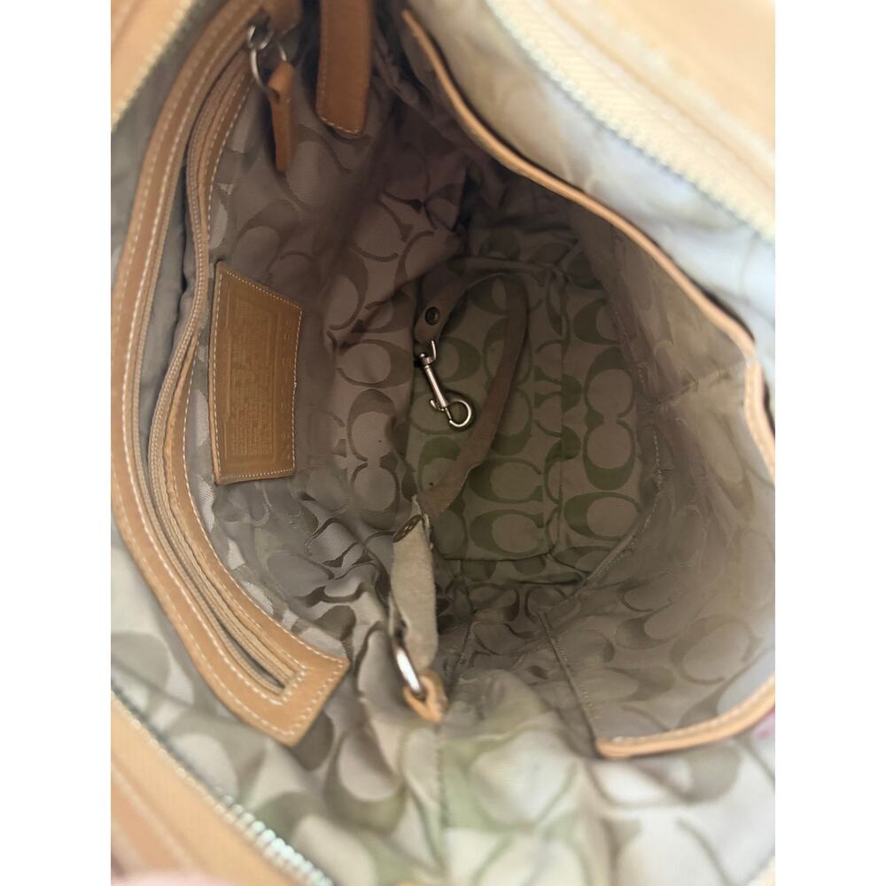 Coach Legacy Soho Tan Leather Bucket Hobo Crossbody Bag (Markings) - Picture 8 of 10